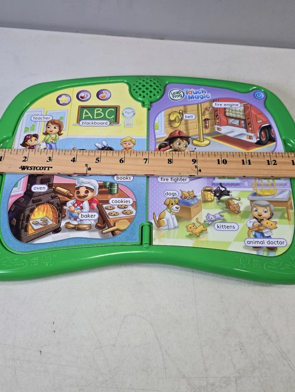 LeapFrog Touch Magic Discovery Town Interactive Learning Board Tested Works